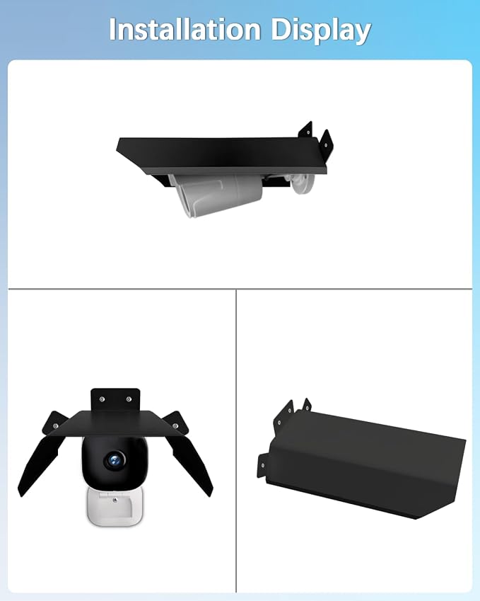 Universal Security Camera Sun Rain Cover Shield, Waterproof Protective Roof - Image 4