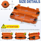 6 Pack Outdoor Extension Cord Safety Cover, Waterproof - Image 2