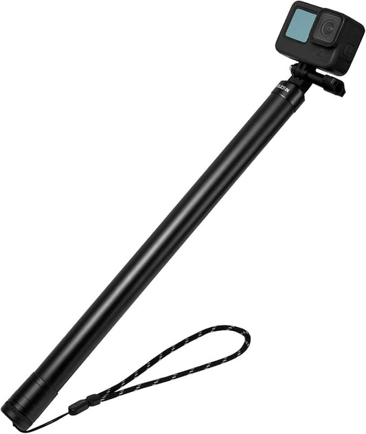 Long Selfie Stick Pole, Extension Carbon Fiber Waterproof Dive Monopod by telesin