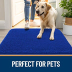 OLANLY Dog Door Mat for Muddy Paws 70x35, Super Absorbent Chenille Mud Mat - Image 6