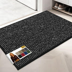 JSEI Dirt Trapper Door Mat 24" x 36", Non-Slip Washable Doormats by JSEI