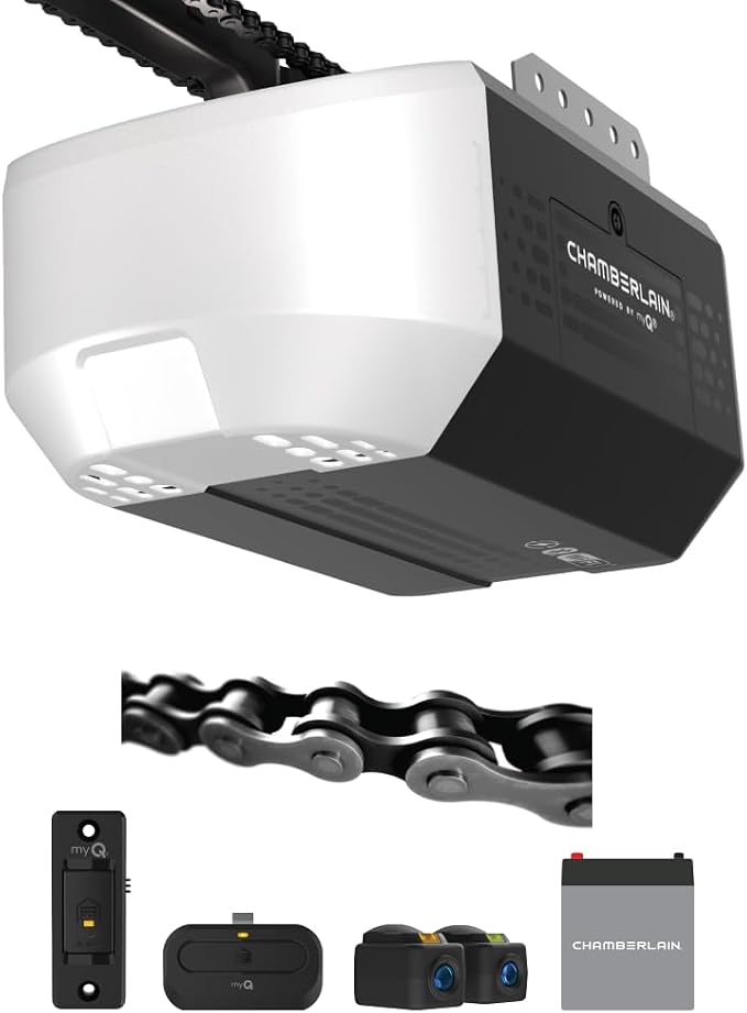Chamberlain 1/2 HP Chain Drive Smart Garage Door Opener by Chamberlain%7CmyQ