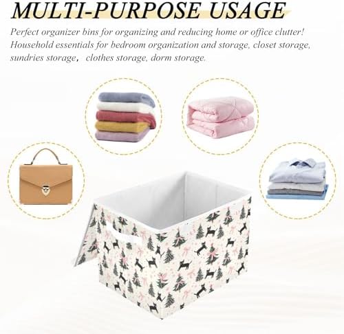 Bolaz Storage Bins with Lids and Handles - Image 7