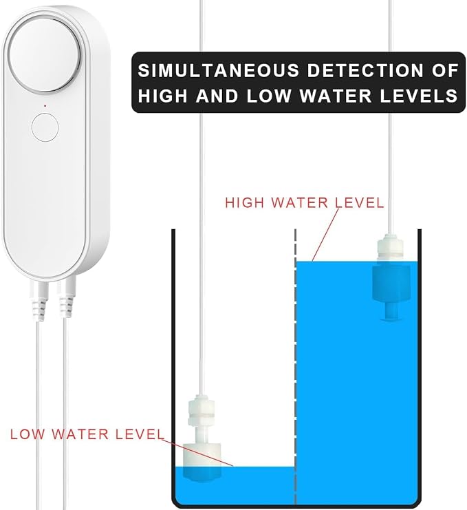 WiFi Water Level Detector with Dual Probe, Smart High/Low Water Level Sensor - Image 5