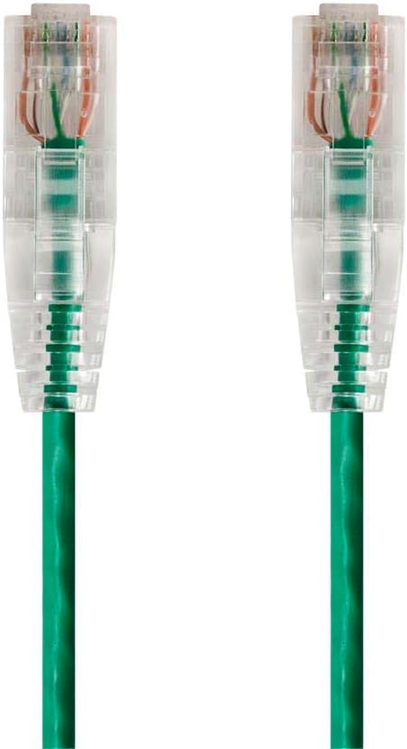 Monoprice Cat6 10ft Green Component Level Patch Cable UTP 28AWG 550MHz Pure by Monoprice