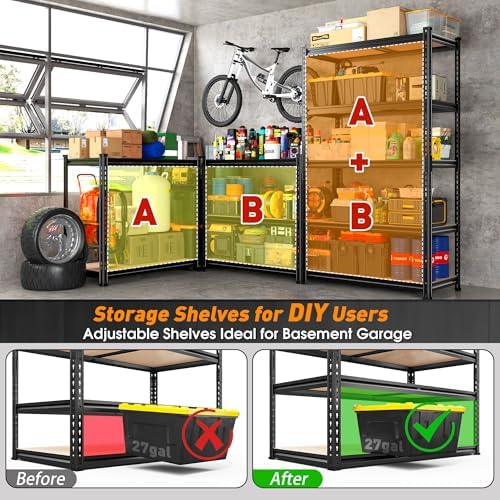 REIBII 2400LBS Garage Shelving - Image 5
