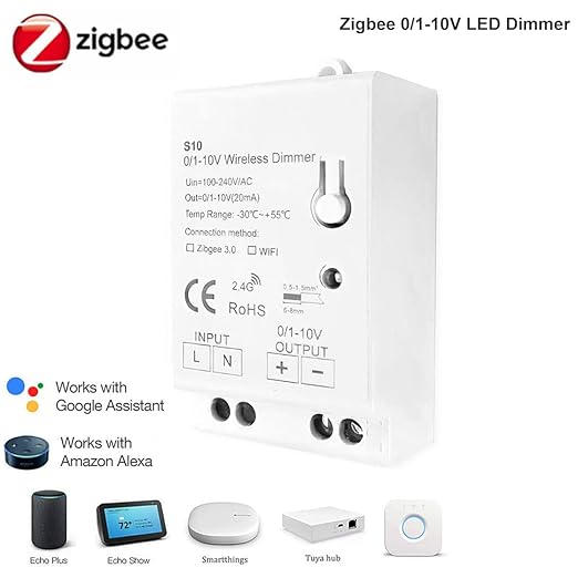 Zigbee 3.0 0/1-10V LED Dimming Controller Timing Auto Switch Functions. - Image 5