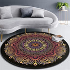 Chair Mat for Hardwood Floor Anti-Slip Floor Protector Round Gaming Computer - Image 3