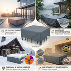 Custom Outdoor Waterproof Exterior Covers, Large Heavy Duty 600D - Image 2