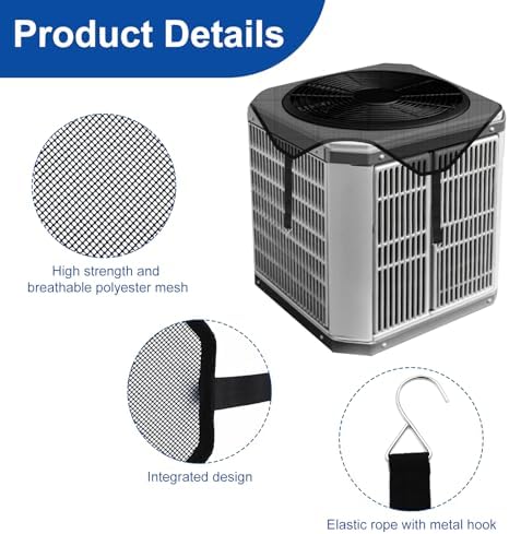 Central Air Conditioner Covers for Outside Units 32'' x 32'', AC Mesh Covers - Image 6