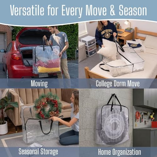 VENO 5 Pack Summer Wreath Storage Bag, Christmas Decoration Garland Container - Image 5