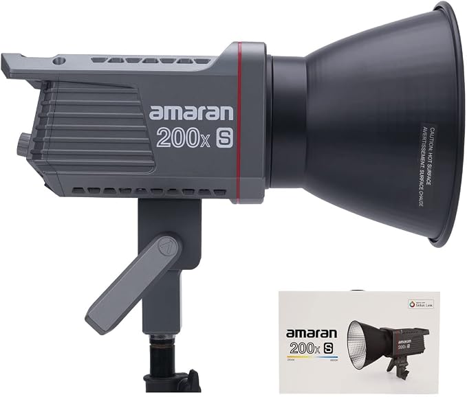 amaran 200x S 200W Bi-Color LED Video Light, DC/AC Power Supply Bowens Mount by Aputure