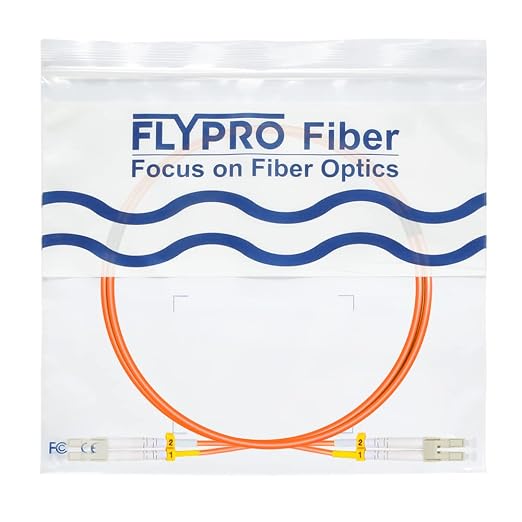 FLYPROFiber- 0.2M OM1 LC to LC Fiber Patch Cable, Length Options: 0.2m-100m - Image 7