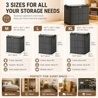 210L Spacious Moving Storage Bin, Large Zippered Fabric Organizer - Image 2