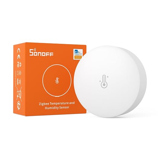 SONOFF SNZB-02P Zigbee Temperature Humidity Sensor, Indoor Thermometer by SONOFF