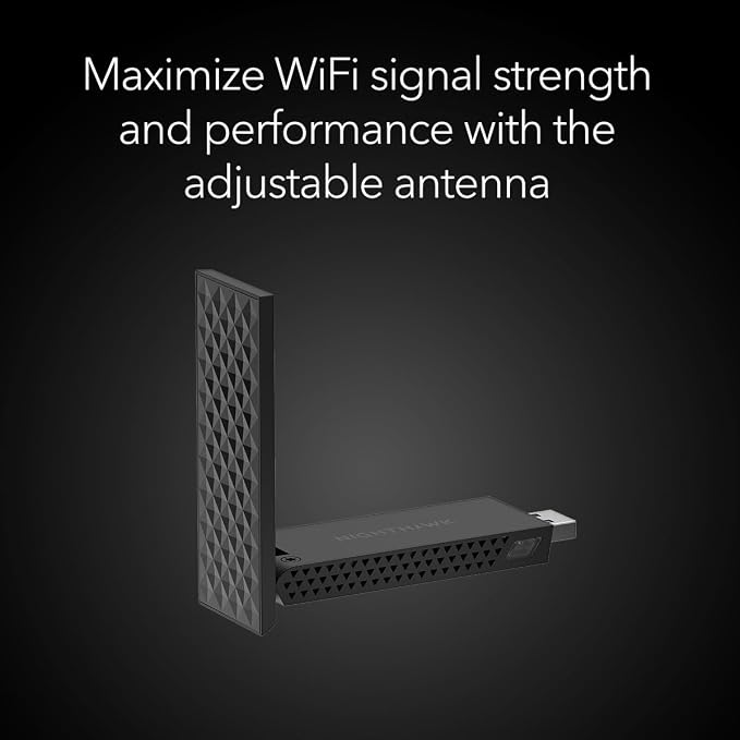 NETGEAR Nighthawk WiFi 7 USB 3.0 Adapter – BE5000 Tri-Band Wireless Gigabit - Image 5