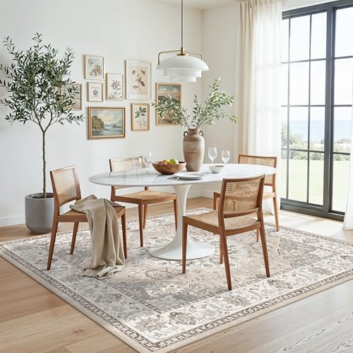 4x4 Washable Square Area Rug: Soft Entryway Kitchen Carpet by HYHAOYUNLAI