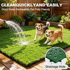 GOESWELL Interlocking Grass Tiles 12x12 Inch 50 Pack Drainage - Image 6