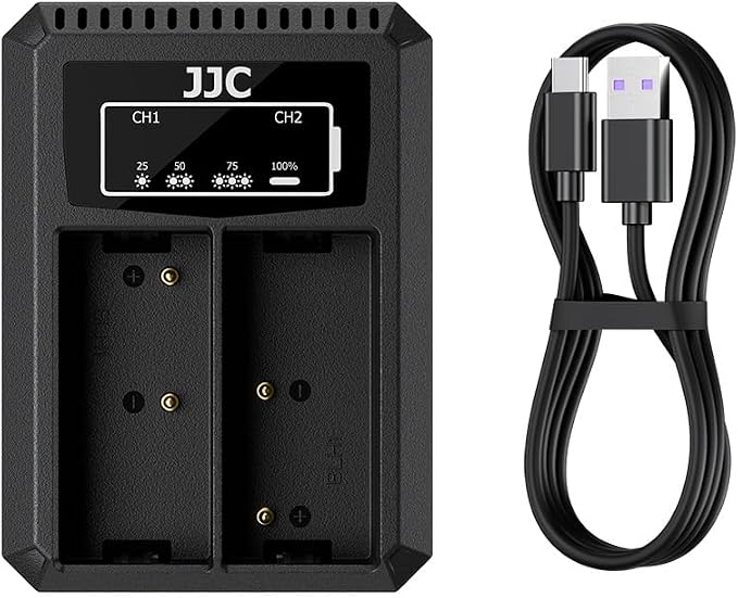 JJC BLH-1 Battery Charger USB Dual Slot by JJC