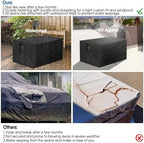 Fire Pit Cover Rectangle, 56 Inch Rectangular Firepit Covers, Waterproof Gas - Image 5