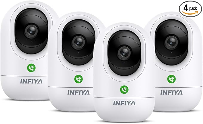 INFIYA 2K Indoor Camera-360° Pan/Tilt Baby/Elderly/Pet Camera by INFIYA