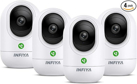 INFIYA 2K Indoor Camera-360° Pan/Tilt Baby/Elderly/Pet Camera by INFIYA