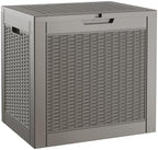 KAMABOKO Outdoor Storage Box, 31 Gallon Deck Box Outdoor Waterproof Small by KAMABOKO