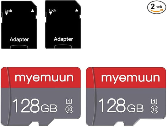 2 Pack 128 GB Micro Memory Card by Unknown