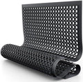 Lifetime Supplies 60" x 36" Commercial Rubber Floor Mat | Safety Water Drainage by TopSellingProducts
