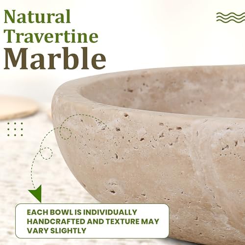 FNTSTICGOODS Travertine Decorative Bowl - Image 4