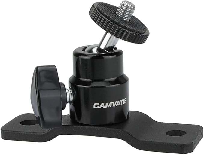 CAMVATE 1/4"-20 Ball Head with Bottom Pedestal Mount - Image 5