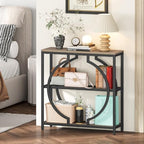 Snughome Entryway Table with 3 Tier Storage Shelves, Narrow Console Table - Image 2