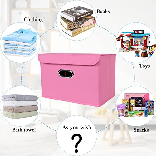 STOREONE Fabric Storage Cube Bins Foldable Organizer Container Collapsible - Image 3