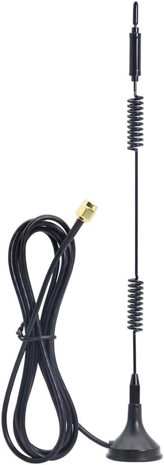 Dual Band WiFi 2.4GHz 5GHz 5.8GHz 12dBi 4g Antenna Magnetic Base SMA Male by Unknown