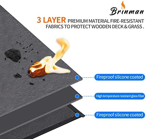Large 65x40 inch under Grill Mats - Image 2