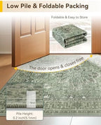RELEANY Washable Area Rug, Runner 3'x10' - Image 4