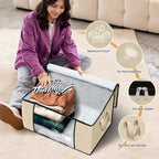 Fab totes 10 Pack Storage Bags for Clothes Blanket Storage Bins - Image 4