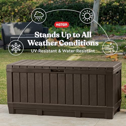 Keter Kentwood 92 Gal Outdoor Storage Box - Image 4