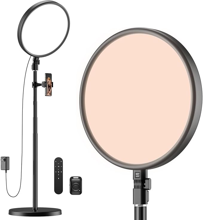 TODI Large Ring Light with 79" Stand, 6500K Full-Screen Selfie Ring Light with - Image 8