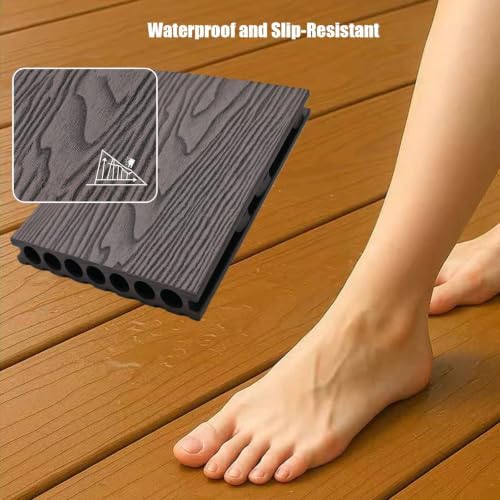 33"x33" Interlocking Decking Tiles, Floating Deck Kit - Image 3