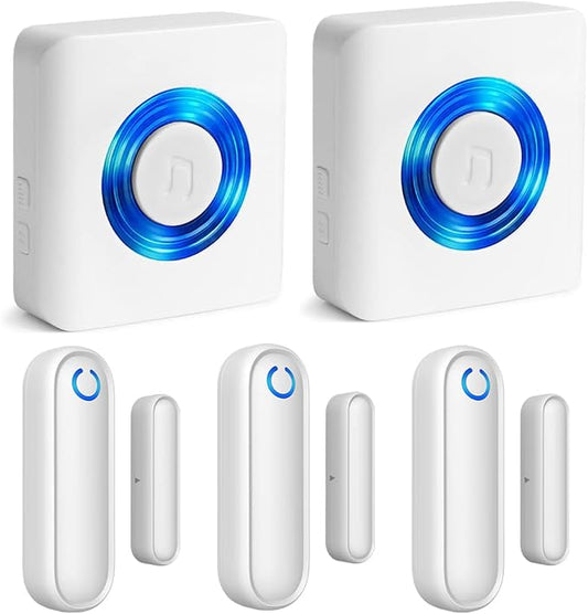 Caregiver Pager Door Alarms for Dementia Patients/Kids Safety/Home Security by Smartconvenientandsafe