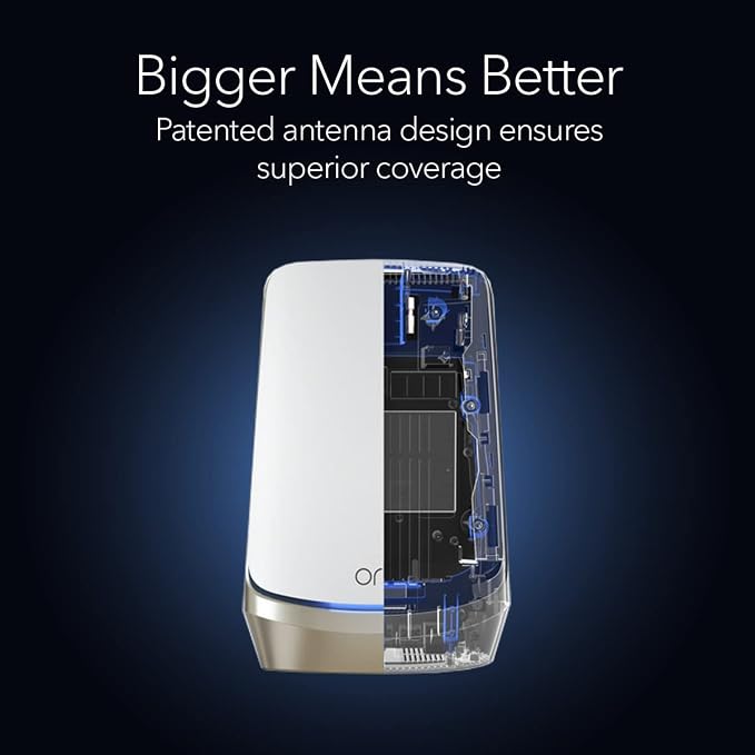 NETGEAR RBKE963-100NAR Orbi 960 Series AXE11000 Quad-Band Mesh Wi-Fi 6E System - Image 7