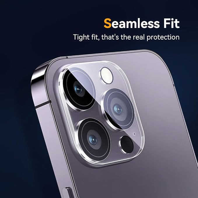 Camera Lens Protector for iPhone 14 Pro 6.1" ＆ iPhone 14 Pro Max 6.7", 9H - Image 6
