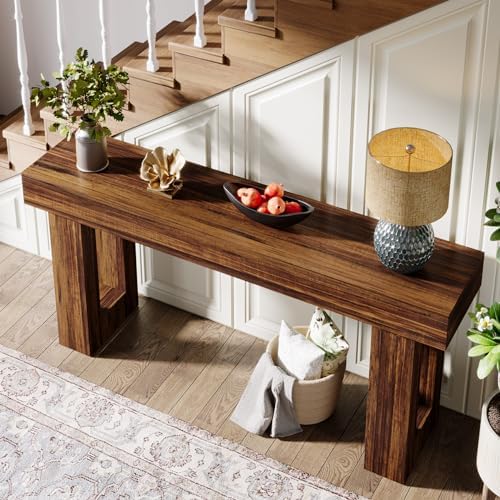 Tribesigns Farmhouse Console Table, 63-Inch Long Narrow Sofa Table Behind The - Image 5