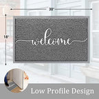 AAZZKANG Welcome Mats for Front Door Non Slip Door Mat Low-Profile Ultra - Image 3
