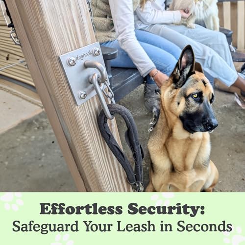 Canine Hitch- Secure Dog Leash Parking Wall Large Hook - Image 4