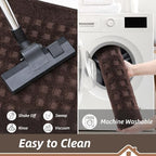 BEQHAUSE Dirt Trapper Door Mats 32"x48", Non Slip Washable, Dark Brown - Image 6