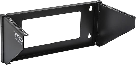 RIVECO 5U Wall Mount Vertical Rack Network Bracket Firm Constructed Easy by RIVECO