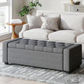 Storage Ottoman Bench, Large Entryway Ottoman by Atrtivoent