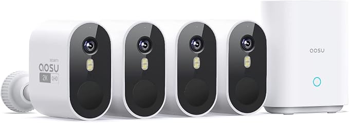 aosu 2K Add-on Camera, Requires WirelessCam/SolarCam aosuBase - Image 9